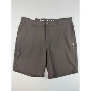 Hurley Hybrid Walkshort Men‎ 40 Black 4-Way Stretch Quick Dry Reflective NWT